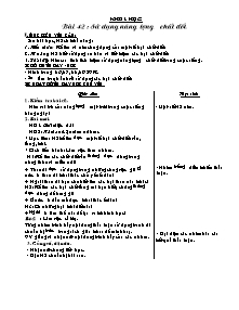 Thiết kế bài dạy môn học Khoa học khối 5 - Bài 42: Sử dụng năng lượng chất đốt