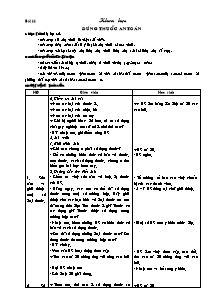 Thiết kế bài dạy môn Khoa học 5 - Bài 11: Dùng thuốc an toàn