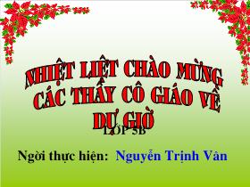 Thiết kế bài giảng môn học Khoa học khối 5 - Tiết 26: Đá vôi