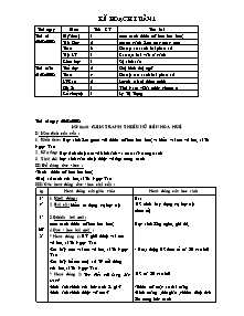 Thiết kế bài học khối 5 - Tuần 1 năm 2008