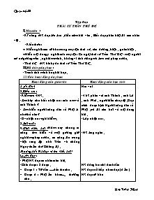 Thiết kế bài học khối 5 - Tuần 20 năm 2012