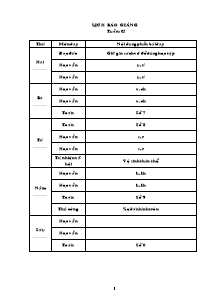 Thiết kế bài học khối 5 - Tuần 5