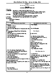 Thiết kế bài học lớp 5 - Trường Tiểu học số 2 Quảng Phúc - Tuần 11
