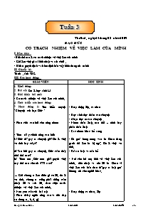 Thiết kế bài học lớp 5 - Tuần học 3