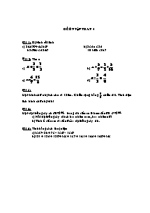 Đề ôn tập Toán 4