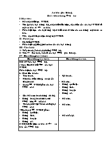 Giáo án An toàn giao thông khối 3 - Bài 1 đến bài 6