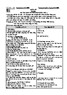 Giáo án các môn học Lớp 5 - Tuần 28