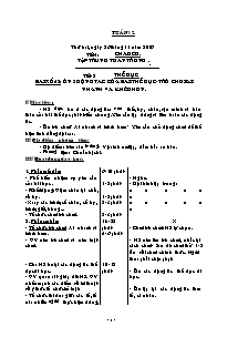 Giáo án chuẩn Lớp 5 - Tuần 12