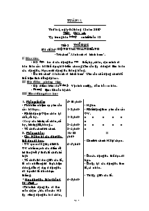 Giáo án chuẩn Lớp 5 - Tuần 13