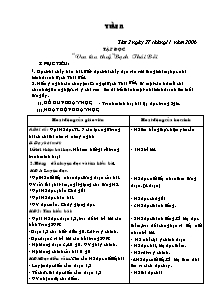 Giáo án dạy bài Lớp 4 - Tuần 12 đến 35