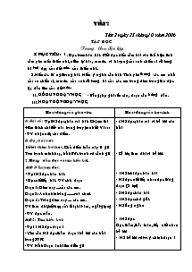 Giáo án dạy bài Lớp 4 - Tuần 7