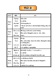 Giáo án dạy bài Lớp 5 - Tuần 13