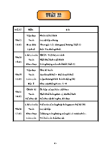 Giáo án dạy bài Lớp 5 - Tuần 22