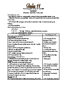 Giáo án dạy Lớp Năm - Tuần 11