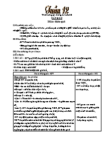 Giáo án dạy Lớp Năm - Tuần 12