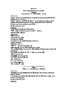 Giáo án giảng bài Tuần 25 - Lớp 5