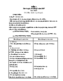 Giáo án Lớp 4 trọn bộ cả năm