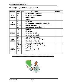 Giáo án Lớp 4 Tuần 1 – Trường Tiểu học Tân Hoà