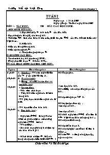 Giáo án Lớp 5 Tuần 1 - Trường Tiểu học Triệu Đông