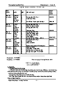 Giáo án Lớp 5 Tuần 10 - Trường TH Đăk Nhau