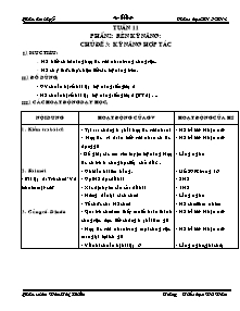 Giáo án Lớp 5 Tuần 11 - Trường Tiểu học Vũ Vân