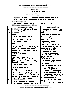 Giáo án Lớp 5 - Tuần 13 đến 16 - GV: Phan Thị Viễn