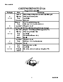 Giáo án Lớp 5 Tuần 16 - GV: Đào Văn Tư