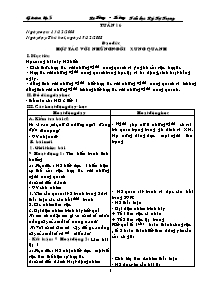 Giáo án Lớp 5 Tuần 16 – Trường Tiểu học Lý Tự Trọng