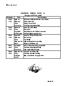 Giáo án Lớp 5 Tuần 23 - GV: Đào Văn Tư