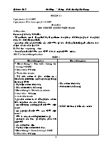 Giáo án Lớp 5 Tuần 23 – Trường Tiểu học Lý Tự Trọng