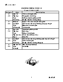 Giáo án Lớp 5 Tuần 25 - GV: Đào Văn Tư