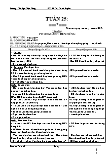Giáo án Lớp 5 Tuần 25 - Trường Tiểu học Triệu Đông