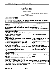 Giáo án Lớp 5 Tuần 26 - Trường Tiểu học Triệu Đông