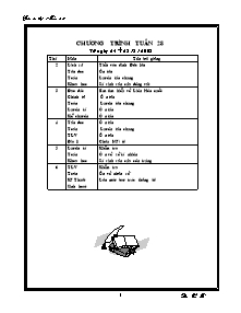 Giáo án Lớp 5 Tuần 28 - GV: Đào Văn Tư