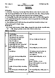 Giáo án Lớp 5 Tuần 3 - GV: Vũ Thị Hoàng Yến