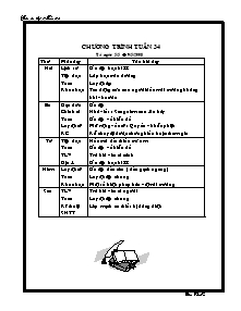 Giáo án Lớp 5 Tuần 34 - GV: Đào Văn Tư