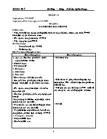 Giáo án Lớp 5 Tuần 34 – Trường Tiểu học Lý Tự Trọng