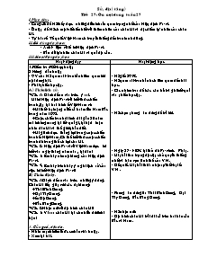 Giáo án môn Khoa, Sử, Địa khối 5 - Tuần 28