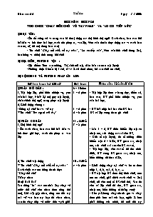 Giáo án môn Thể dục 5 - Tiết 2: Đội hình đội ngũ trò chơi “chạy đổi chỗ, vỗ tay nhau” và “lò cò tiếp sức”