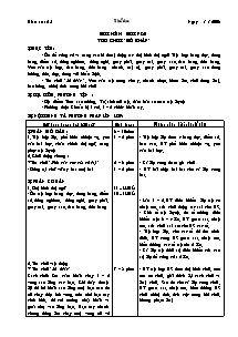 Giáo án môn Thể dục 5 - Tiết 5: Đội hình đội ngũ trò chơi “bỏ khăn”