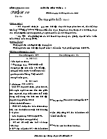 Giáo án môn toán 4 - 5 - Tuần 10