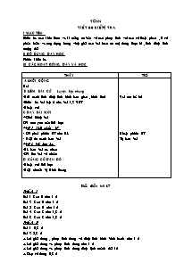 Giáo án môn Toán 5 - Tuần 18