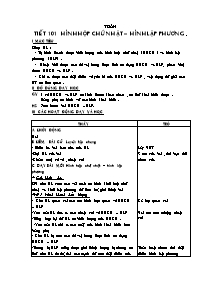 Giáo án môn Toán 5 - Tuần 21