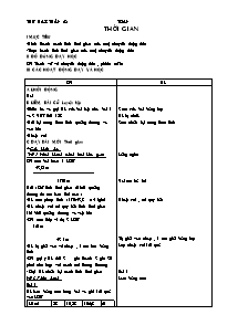 Giáo án môn Toán 5 - Tuần 28