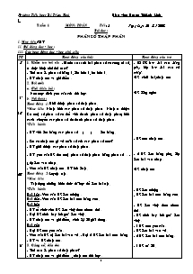 Giáo án Toán 5: Phân số thập phân