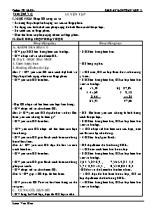 Giáo án Toán 5 Tuần 11 - Trường TH Lê Dật