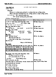 Giáo án Toán 5 Tuần 13 - Trường TH Lê Dật