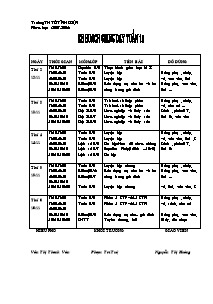 Giáo án Tổng hợp khối 5 - Tuần 11, 12