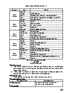 Giáo án Tổng hợp khối 5 - Tuần 14