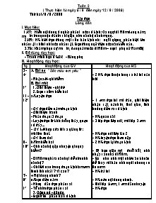 Giáo án Tổng hợp khối 5 - Tuần 3 năm 2008